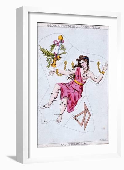 Constellations of Andromeda and Triangula, C1820-Sidney Hall-Framed Giclee Print