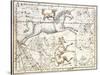 Constellations of Monoceros the Unicorn, Canis Major and Minor from A Celestial Atlas-A. Jamieson-Stretched Canvas