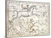 Constellations of Monoceros the Unicorn, Canis Major and Minor from A Celestial Atlas-A. Jamieson-Stretched Canvas