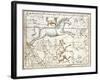 Constellations of Monoceros the Unicorn, Canis Major and Minor from A Celestial Atlas-A. Jamieson-Framed Giclee Print