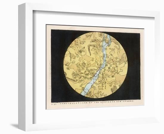 Constellations of the Northern Hemisphere-Charles F. Bunt-Framed Art Print