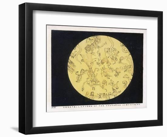 Constellations of the Southern Hemisphere-Charles F. Bunt-Framed Art Print