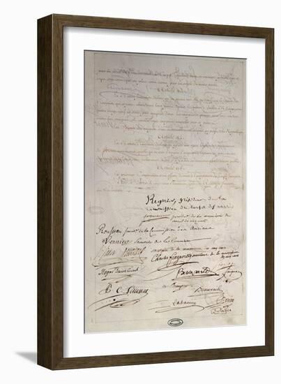 Constitution de l'An VIII-null-Framed Giclee Print