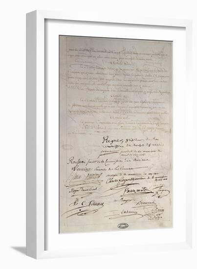 Constitution de l'An VIII-null-Framed Giclee Print