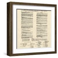 Constitution Document-null-Framed Art Print