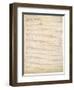 Constitution of the United States of America, First of Four Pages, 1787-null-Framed Art Print