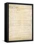 Constitution of the United States-null-Framed Stretched Canvas
