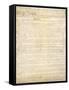 Constitution of the United States-null-Framed Stretched Canvas