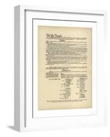 Constitution of the United States-null-Framed Photographic Print