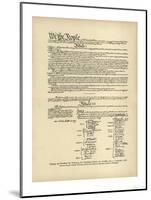 Constitution of the United States-null-Mounted Photographic Print