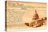 Constitution Preamble, Capitol-null-Stretched Canvas