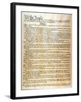 Constitution-null-Framed Giclee Print