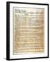 Constitution-null-Framed Giclee Print