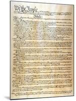 Constitution-null-Mounted Giclee Print