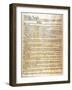 Constitution-null-Framed Giclee Print