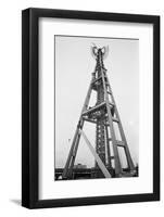 Constructing Seattle's Space Needle-null-Framed Photographic Print