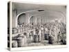 Constructing the Barrels, from 'Le France Vinicole', Pub. by Moet and Chandon, Epernay-E.M. Choque-Stretched Canvas