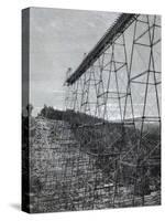 Constructing the Kinzua Viaduct, 1893-null-Stretched Canvas