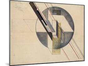 Construction, 1921-Gustav Klutsis-Mounted Giclee Print