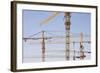 Construction Cranes in Central Doha.-Jon Hicks-Framed Photographic Print