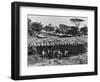 Construction of a Kenyan Railroad-null-Framed Photographic Print