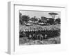 Construction of a Kenyan Railroad-null-Framed Photographic Print