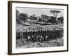 Construction of a Kenyan Railroad-null-Framed Photographic Print