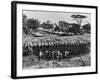 Construction of a Kenyan Railroad-null-Framed Photographic Print