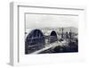 Construction of a Pre-War Autobahn Viaduct in the Late 1930's-null-Framed Photographic Print