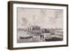 Construction of Blackfriars Bridge, London, C1762-Francis Grose-Framed Giclee Print