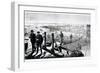 Construction of Brooklyn Bridge, New York-null-Framed Giclee Print