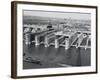 Construction of Bunkers for German U-Boats in Base at Bordeaux, France, World War Ii, 20th Century-null-Framed Giclee Print