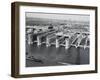 Construction of Bunkers for German U-Boats in Base at Bordeaux, France, World War Ii, 20th Century-null-Framed Giclee Print