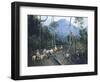 Construction of Chiguacan Railway, 1907-Guercino-Framed Giclee Print