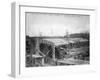 Construction of Crosley Field, Cincinatti Reds, Baseball Photo - Cincinnati, OH-Lantern Press-Framed Art Print