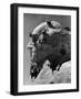 Construction of George Washington Section of Mt. Rushmore Monument-Alfred Eisenstaedt-Framed Photographic Print