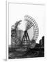 Construction of Giant Wheel-null-Framed Photographic Print