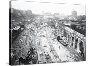 Construction of Grand Central Station-null-Stretched Canvas