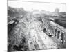 Construction of Grand Central Station-null-Mounted Photographic Print