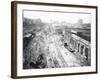 Construction of Grand Central Station-null-Framed Photographic Print