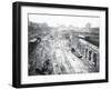 Construction of Grand Central Station-null-Framed Photographic Print