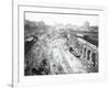 Construction of Grand Central Station-null-Framed Photographic Print