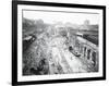 Construction of Grand Central Station-null-Framed Photographic Print