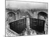 Construction of Panama Canal Locks-null-Mounted Photographic Print