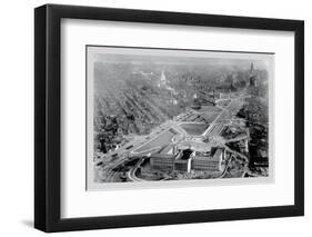 Construction of Philadelphia Museum of Art-null-Framed Photo