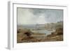 Construction of Seaham Harbour, 1829-Robert Mackreth-Framed Giclee Print