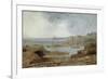 Construction of Seaham Harbour, 1829-Robert Mackreth-Framed Giclee Print