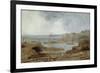 Construction of Seaham Harbour, 1829-Robert Mackreth-Framed Giclee Print