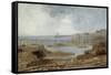 Construction of Seaham Harbour, 1829-Robert Mackreth-Framed Stretched Canvas