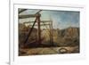 Construction of Seaham Harbour, 1830-Robert Mackreth-Framed Giclee Print